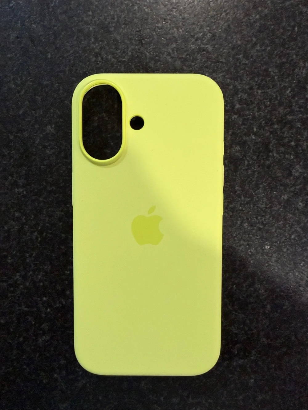 iPhone 17 Apple Yellow Silicone iPhone Case - Smooth Soft-Touch Cover